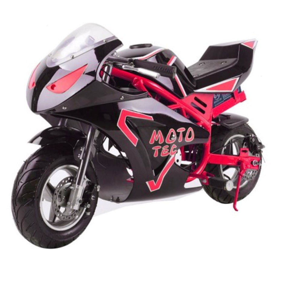 MotoTec 36v 500w Electric Pocket Bike GT MotoTec Electric Pocket Bikes Red 5