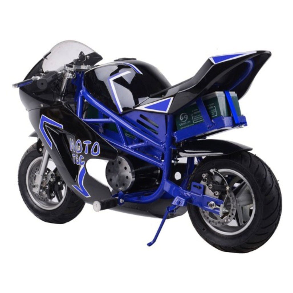 MotoTec 36v 500w Electric Pocket Bike GT MotoTec Electric Pocket Bikes Blue 10