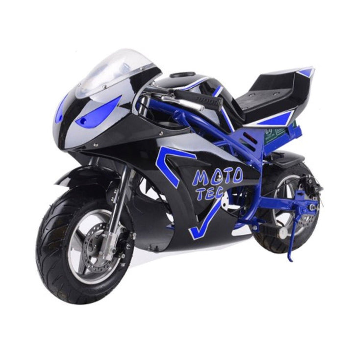 MotoTec 36v 500w Electric Pocket Bike GT MotoTec Electric Pocket Bikes Blue 8