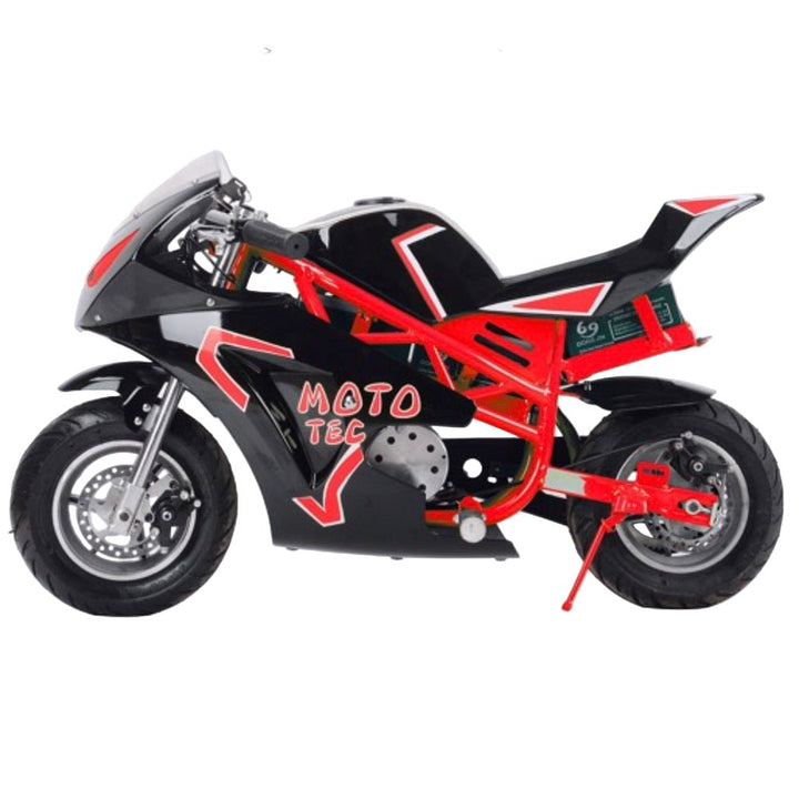 MotoTec 36v 500w Electric Pocket Bike GT MotoTec Electric Pocket Bikes Red 7