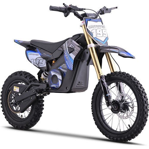 MotoTec 48v 1800w Pro Electric Dirt Bike Lithium MotoTech Electric Dirt Bikes Blue 7