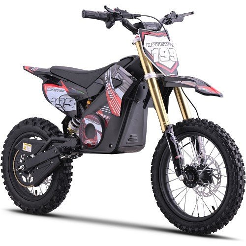MotoTec 48v 1800w Pro Electric Dirt Bike Lithium MotoTech Electric Dirt Bikes Red 30