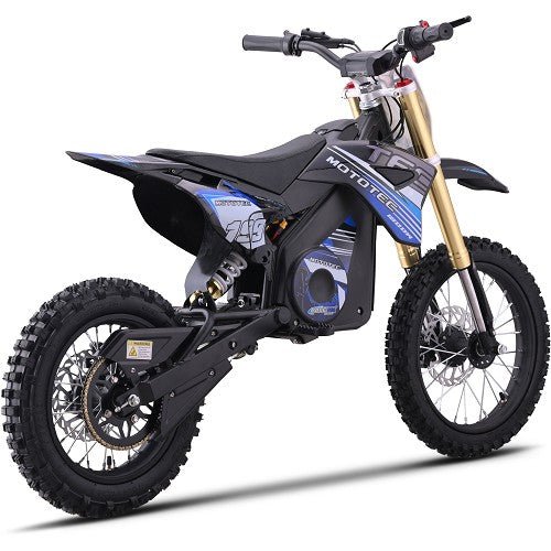 MotoTec 48v 1800w Pro Electric Dirt Bike Lithium MotoTech Electric Dirt Bikes Orange 6