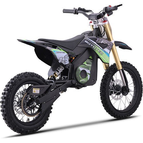 MotoTec 48v 1800w Pro Electric Dirt Bike Lithium MotoTech Electric Dirt Bikes Blue 16