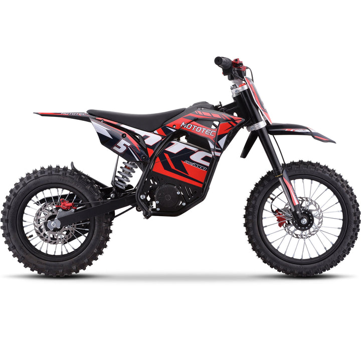 MotoTec 60v 2000w Pro Electric Dirt Bike Lithium Dirt Electric Bikes Green 20