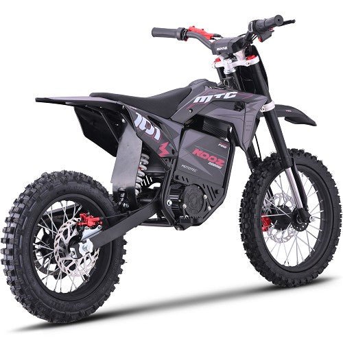 MotoTec 60v 2000w Pro Electric Dirt Bike Lithium (HP115E) Dirt Electric Bikes Grey (HP115E) 36