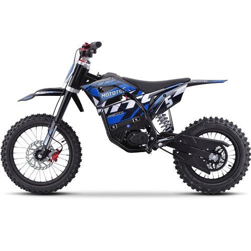MotoTec 60v 2000w Pro Electric Dirt Bike Lithium (HP115E) Dirt Electric Bikes Blue (HP115E) 5