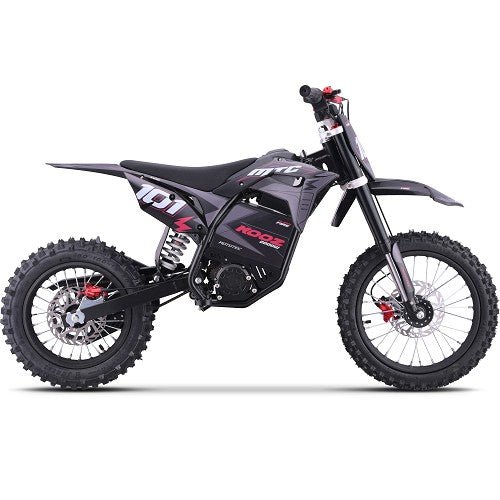 MotoTec 60v 2000w Pro Electric Dirt Bike Lithium (HP115E) Dirt Electric Bikes Grey (HP115E) 33