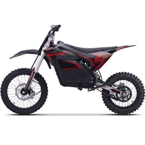 MotoTec 72v 5000w Pro Electric Dirt Bike Lithium Dirt Electric Bikes Grey 16