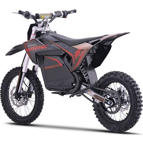 MotoTec 72v 5000w Pro Electric Dirt Bike Lithium Dirt Electric Bikes Grey 14