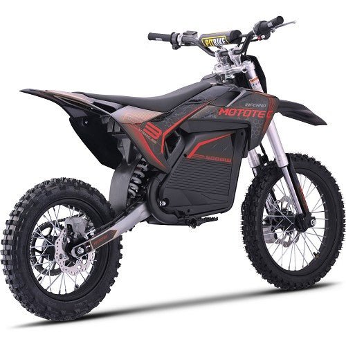 MotoTec 72v 5000w Pro Electric Dirt Bike Lithium Dirt Electric Bikes Grey 13