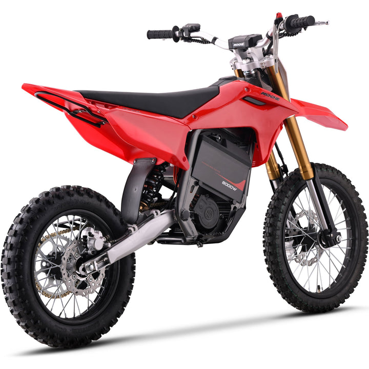 MotoTec 72v 8000w Pro Electric Dirt Bike 17/14 Lithium Dirt Electric Bikes Grey 14