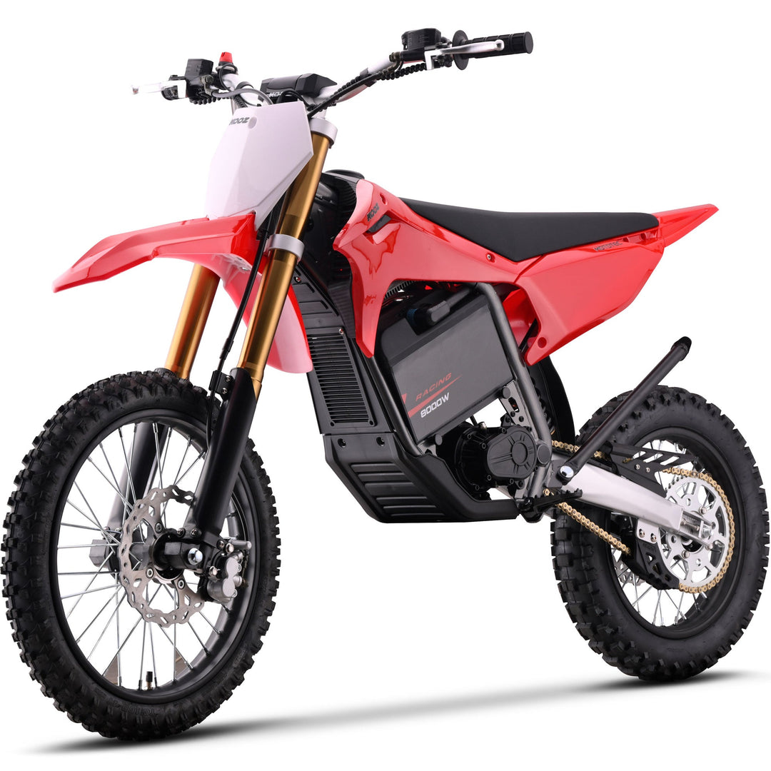 MotoTec 72v 8000w Pro Electric Dirt Bike 17/14 Lithium Dirt Electric Bikes Grey 15