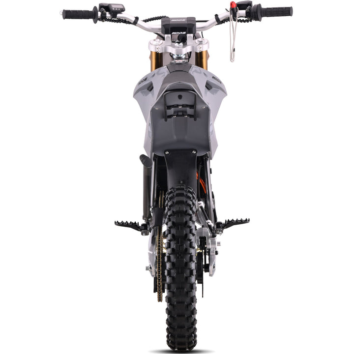 MotoTec 72v 8000w Pro Electric Dirt Bike 17/14 Lithium Dirt Electric Bikes Grey 10