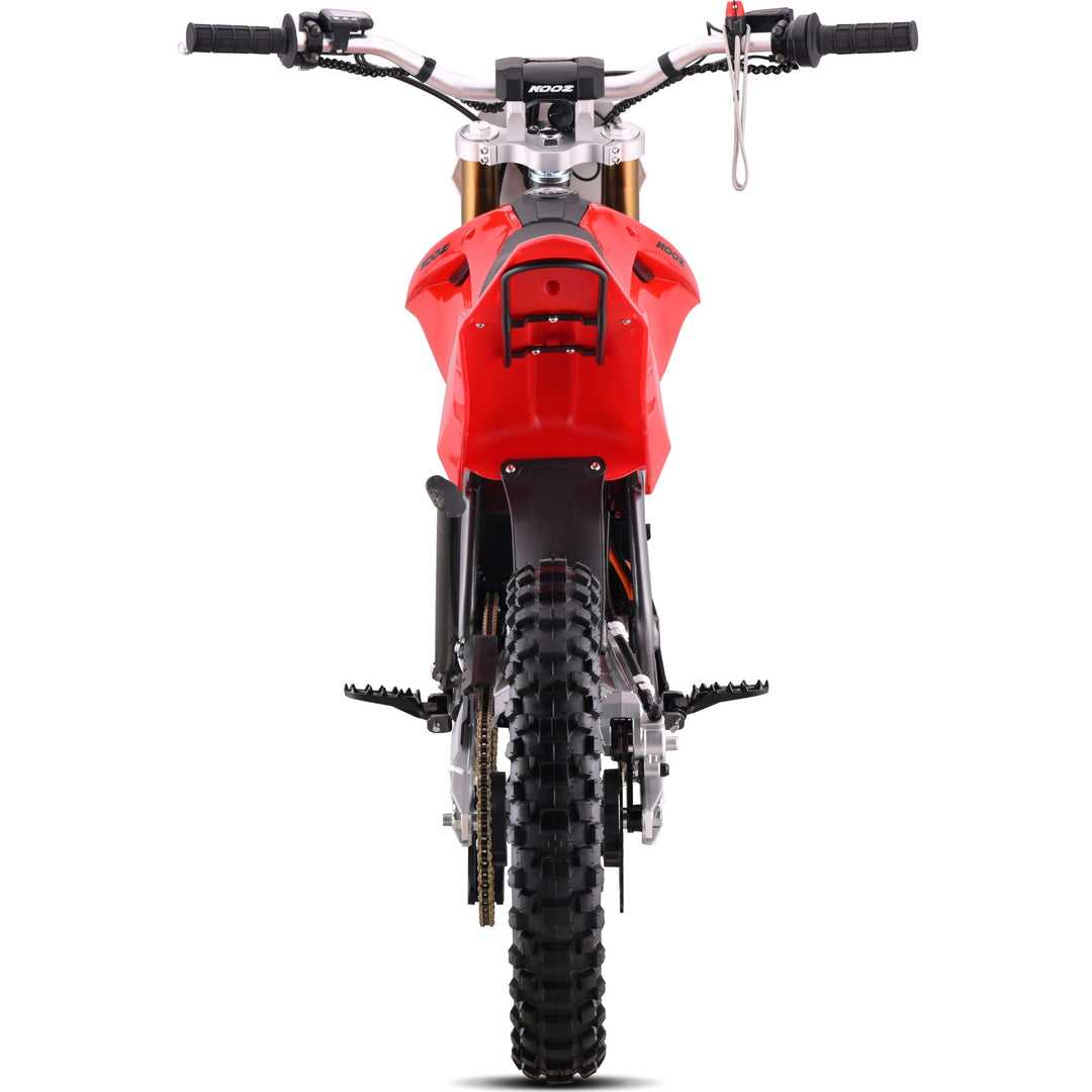 MotoTec 72v 8000w Pro Electric Dirt Bike 17/14 Lithium Dirt Electric Bikes Grey 18
