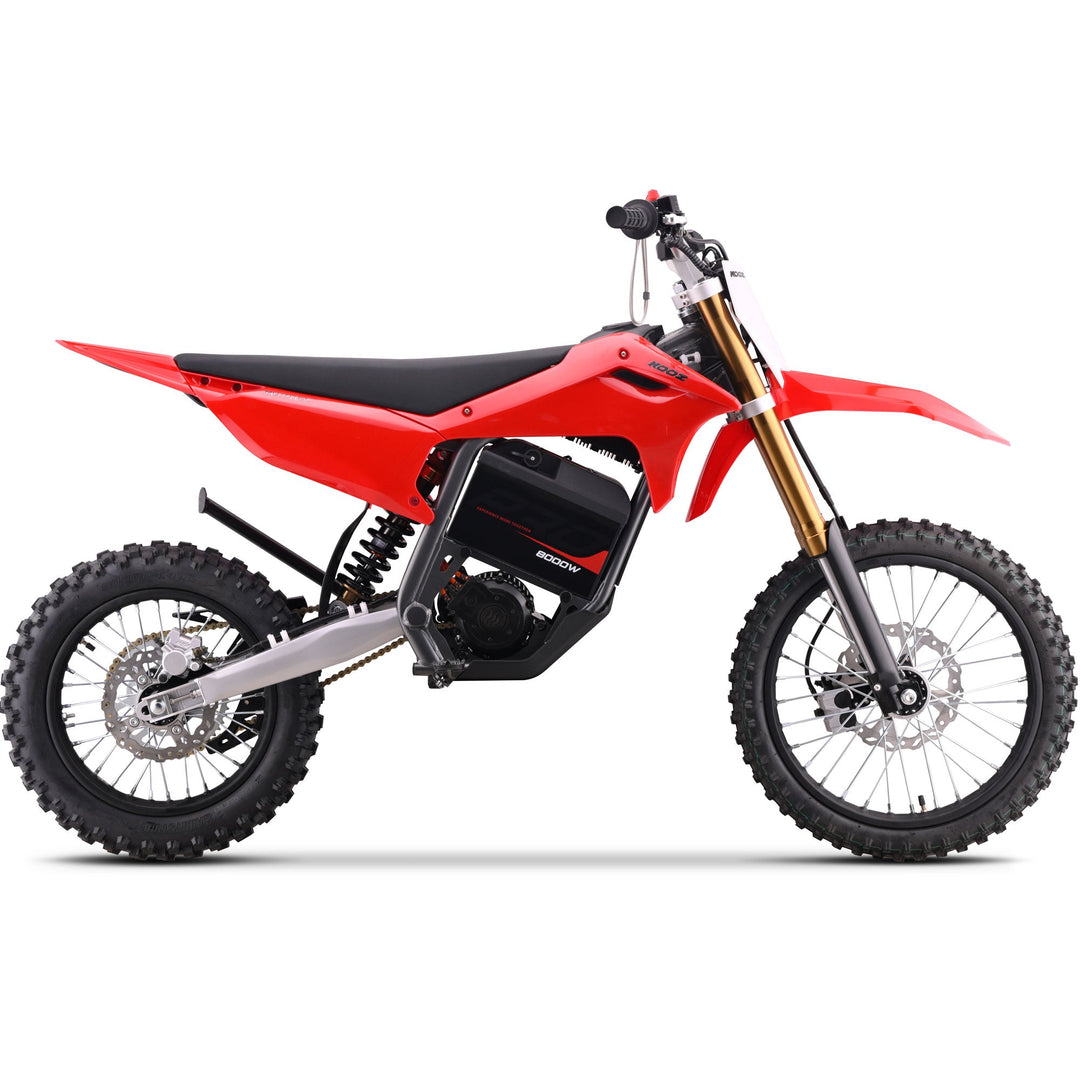 MotoTec 72v 8000w Pro Electric Dirt Bike 17/14 Lithium Dirt Electric Bikes Grey 13