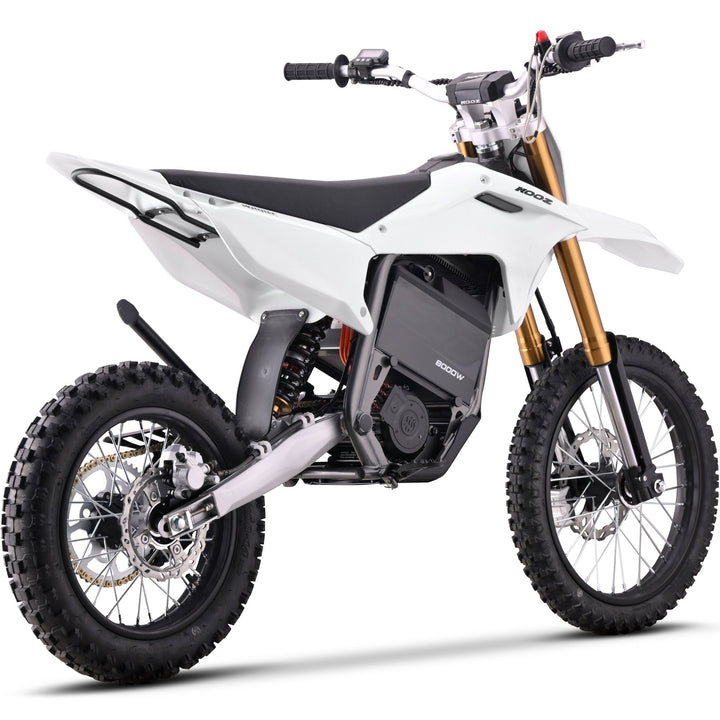 MotoTec 72v 8000w Pro Electric Dirt Bike 17/14 Lithium Dirt Electric Bikes Grey 22