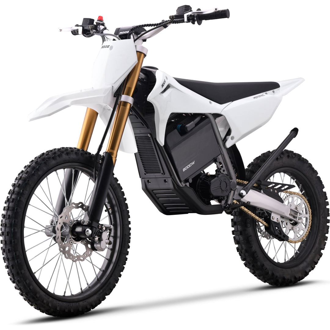MotoTec 72v 8000w Pro Electric Dirt Bike 19/16 Lithium Dirt Electric Bikes Grey 7