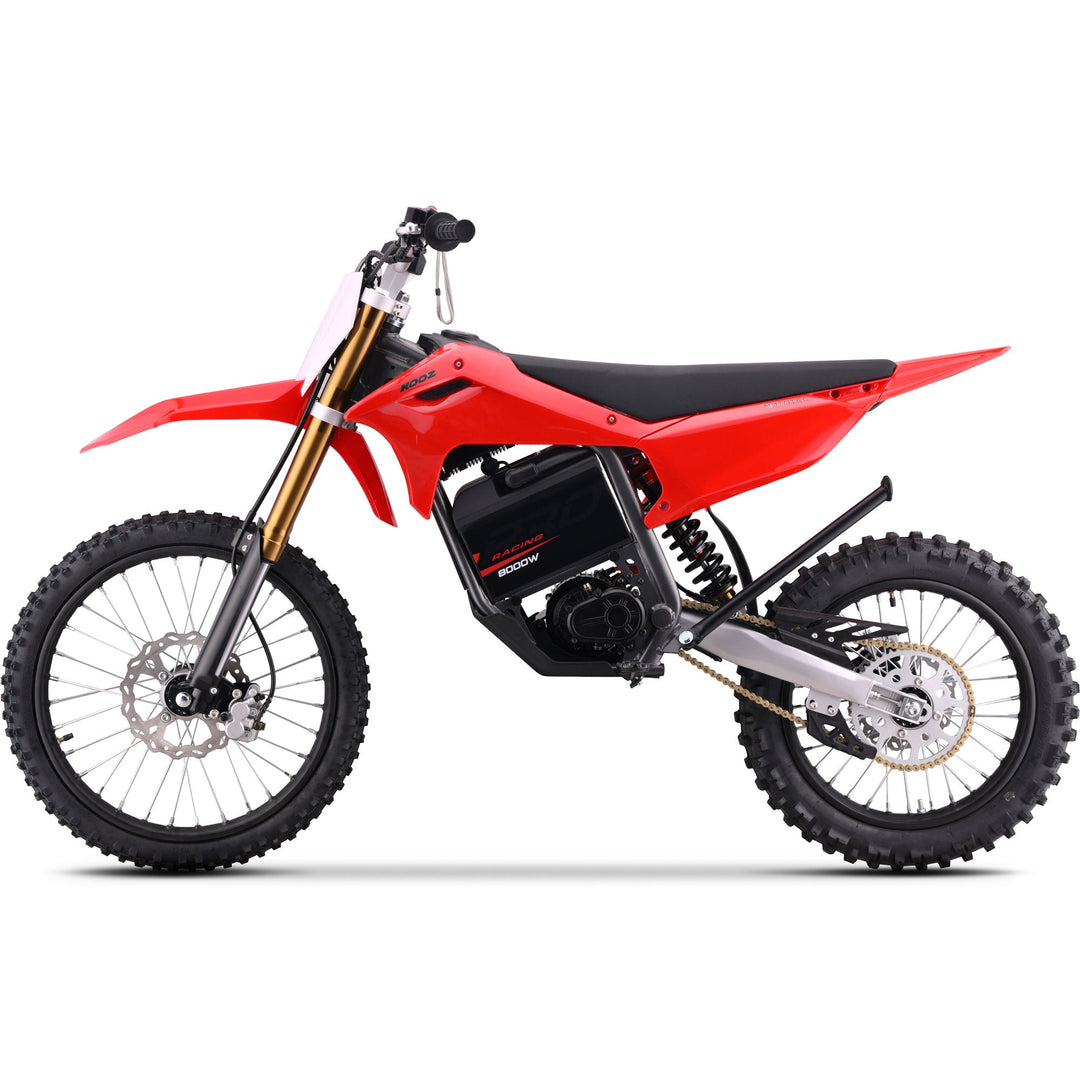 MotoTec 72v 8000w Pro Electric Dirt Bike 19/16 Lithium Dirt Electric Bikes Grey 12
