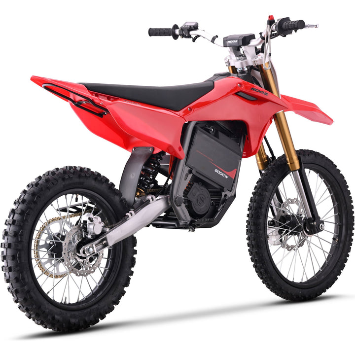 MotoTec 72v 8000w Pro Electric Dirt Bike 19/16 Lithium Dirt Electric Bikes Grey 14