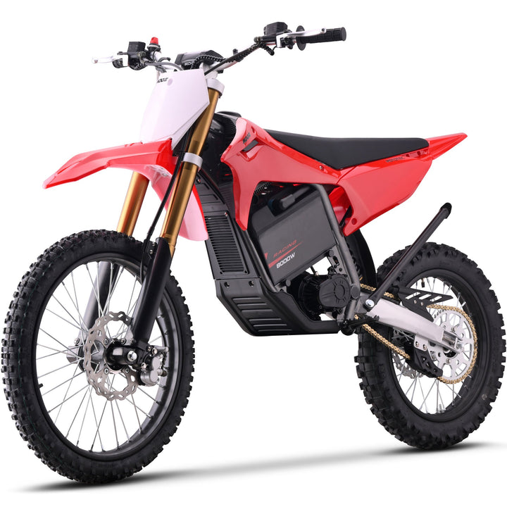 MotoTec 72v 8000w Pro Electric Dirt Bike 19/16 Lithium Dirt Electric Bikes Grey 15