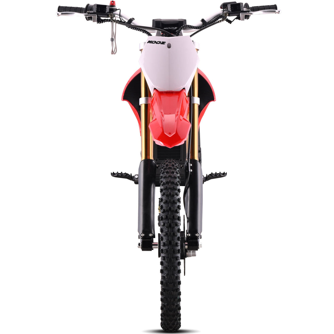 MotoTec 72v 8000w Pro Electric Dirt Bike 19/16 Lithium Dirt Electric Bikes Grey 19