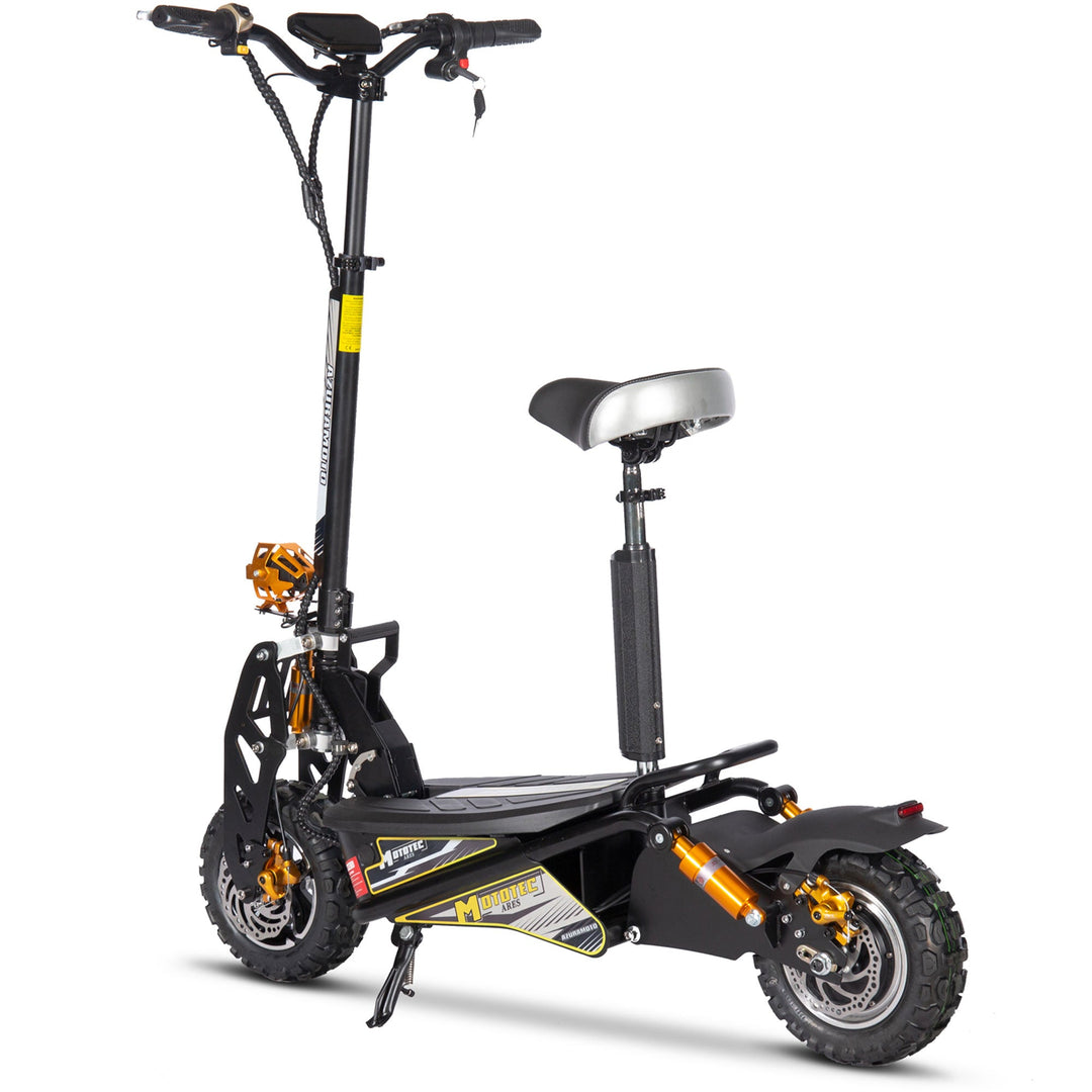 MotoTec Ares 48v 1600w Foldable Electric Scooter MotoTec Electric Folding Scooters 3