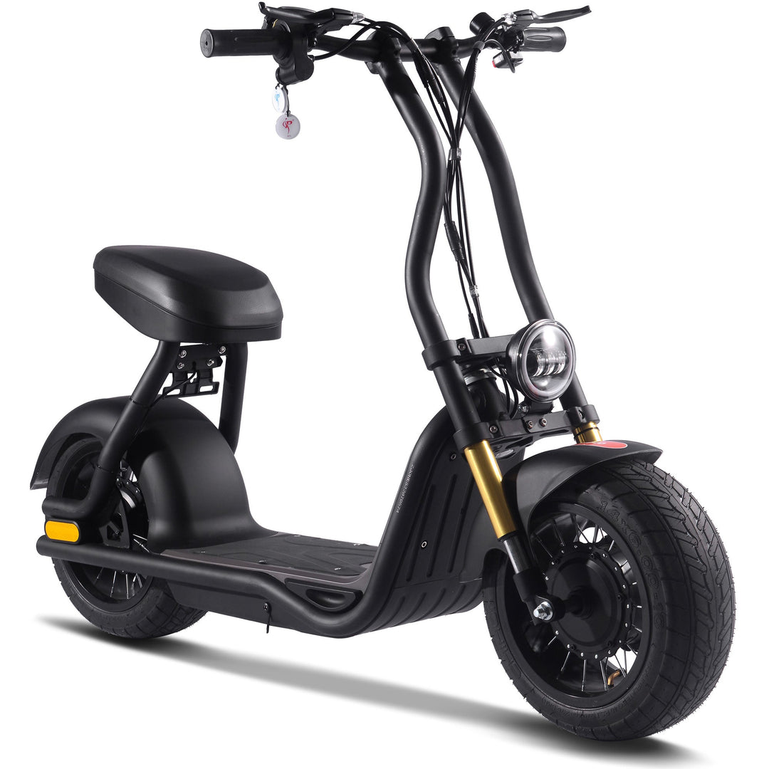 MotoTec Diablo 48v 1000w Lithium Electric Scooter Electric Scooters Black 2