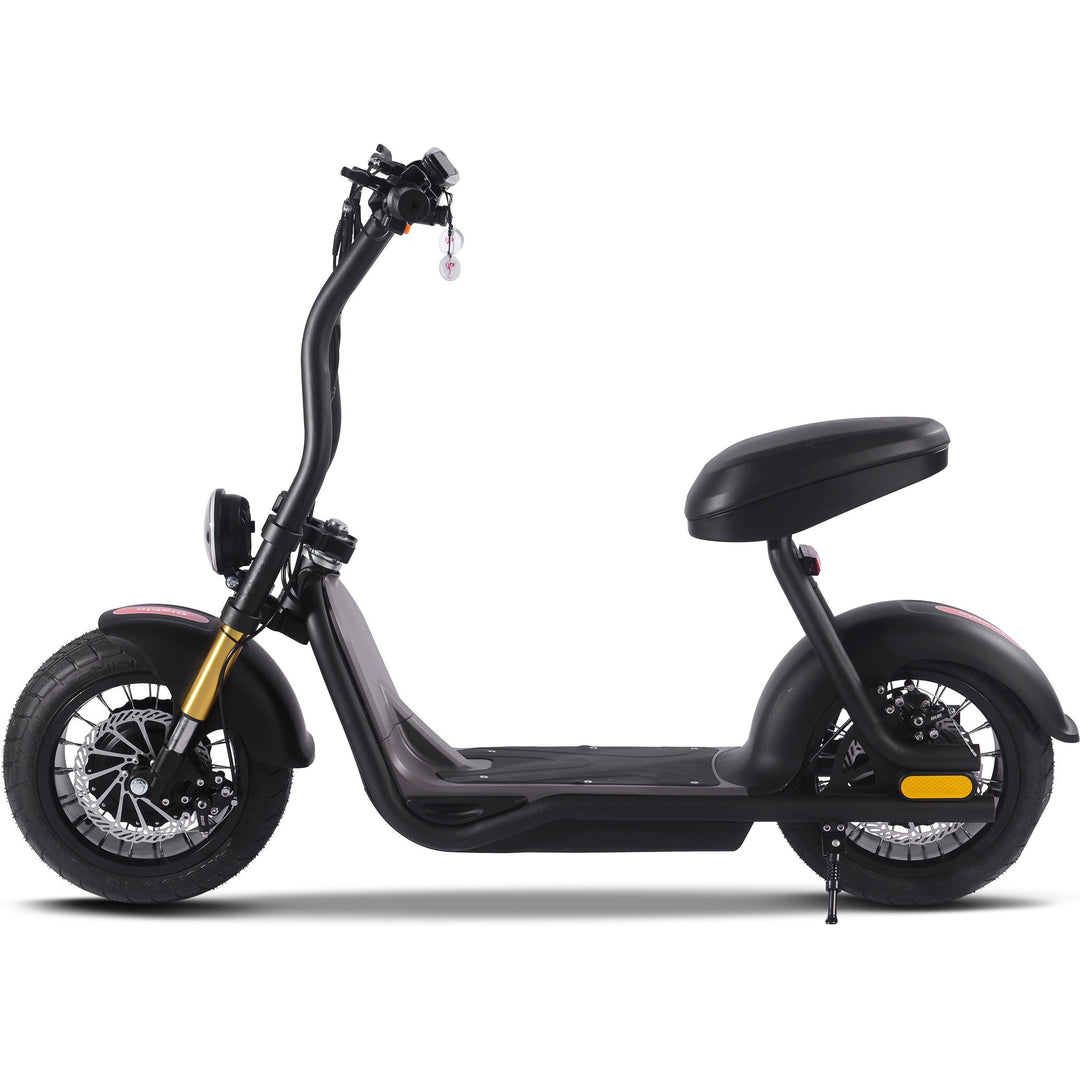 MotoTec Diablo 48v 1000w Lithium Electric Scooter Electric Scooters Black 5