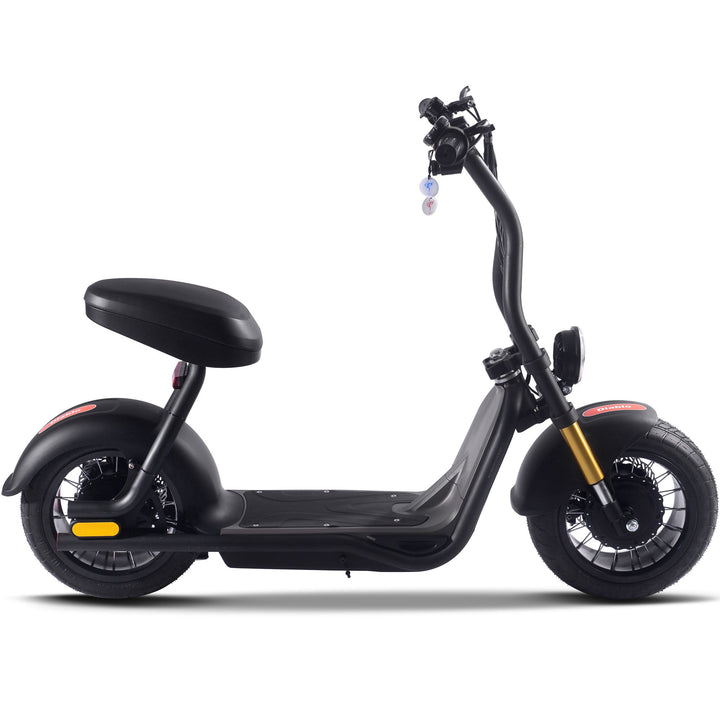 MotoTec Diablo 48v 1000w Lithium Electric Scooter Electric Scooters Black 4