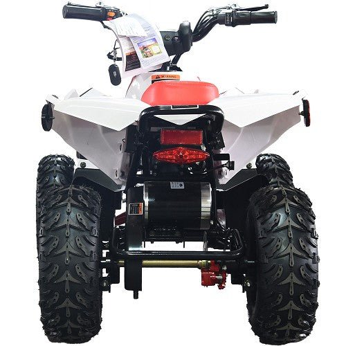 MotoTec E-Bully 36v 1000w ATV ATVs, UTVs & Go-Karts White 35