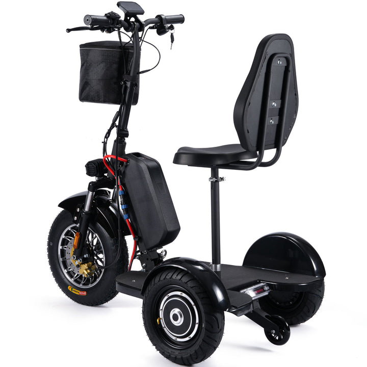 MotoTec Electric Trike 48v 900w Lithium Folding Electric Trikes 4