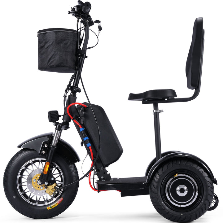 MotoTec Electric Trike 48v 900w Lithium Folding Electric Trikes 5