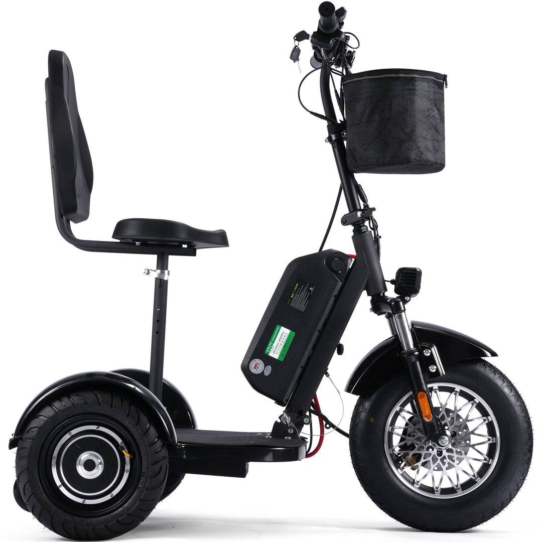 MotoTec Electric Trike 48v 900w Lithium Folding Electric Trikes 2