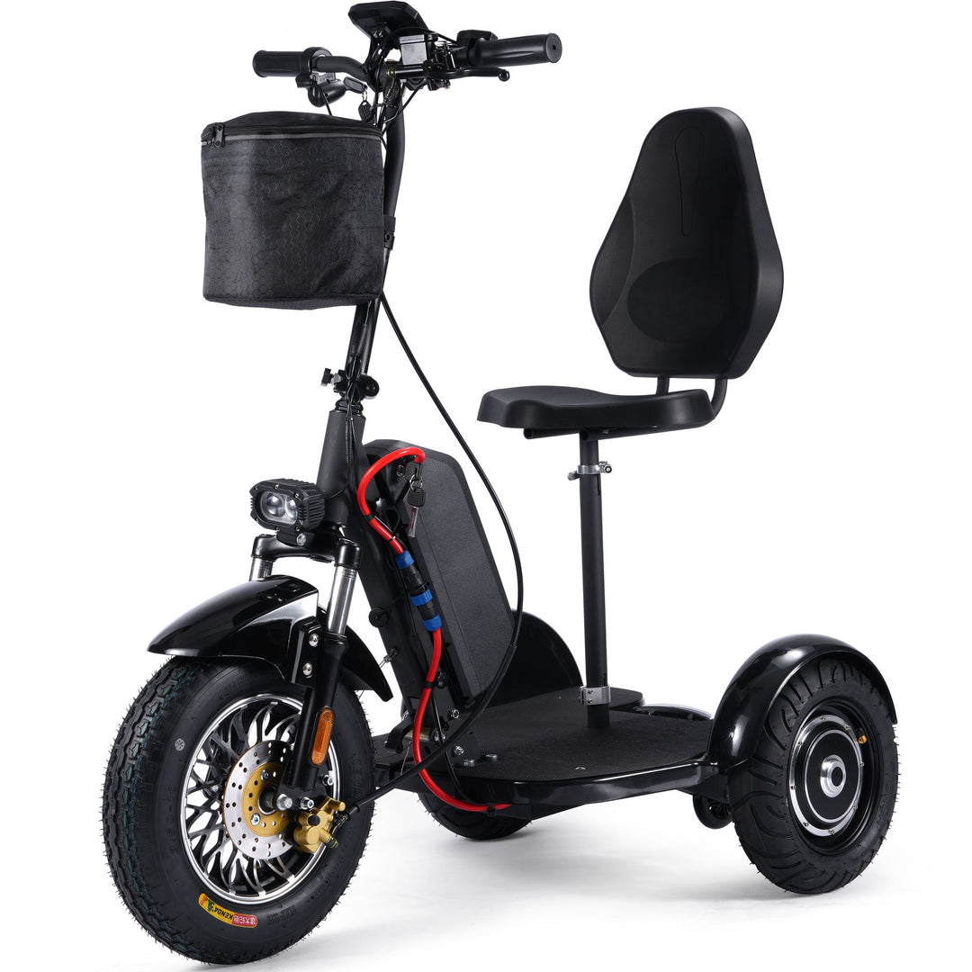 MotoTec Electric Trike 48v 900w Lithium Folding Electric Trikes 6