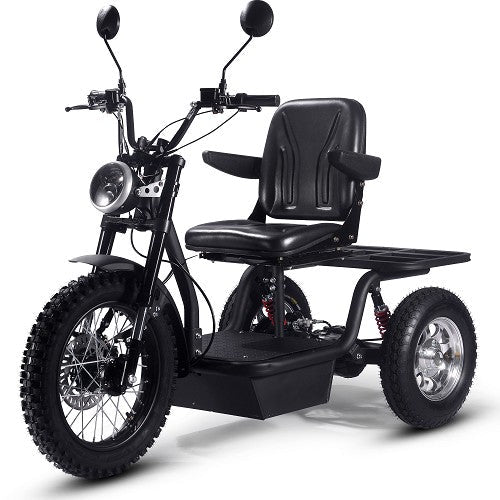 MotoTec Electric Trike 60v 1800w Black MotoTech Electric Mobility Tirkes No Assembly 10