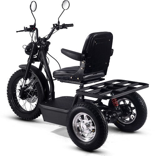MotoTec Electric Trike 60v 1800w Black MotoTech Electric Mobility Tirkes No Assembly 3