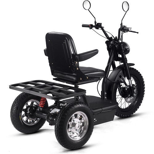 MotoTec Electric Trike 60v 1800w Black MotoTech Electric Mobility Tirkes No Assembly 4