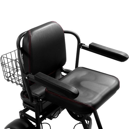 MotoTec Folding Mobility Electric Trike 48v 1000w Dual Motor Lithium Black MotoTech Electric Mobility Tirkes 8