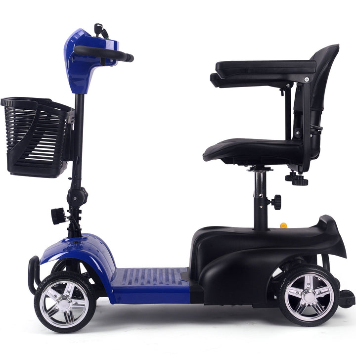 MotoTec Folding Mobility Scooter 24v 250w MotoTech Electric Mobility Tirkes Blue 10