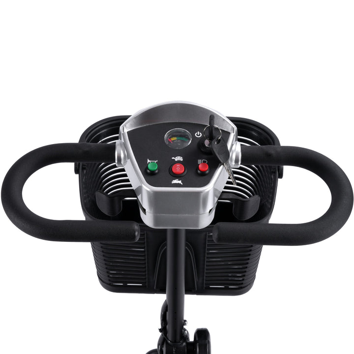 MotoTec Folding Mobility Scooter 24v 250w MotoTech Electric Mobility Tirkes Silver 21