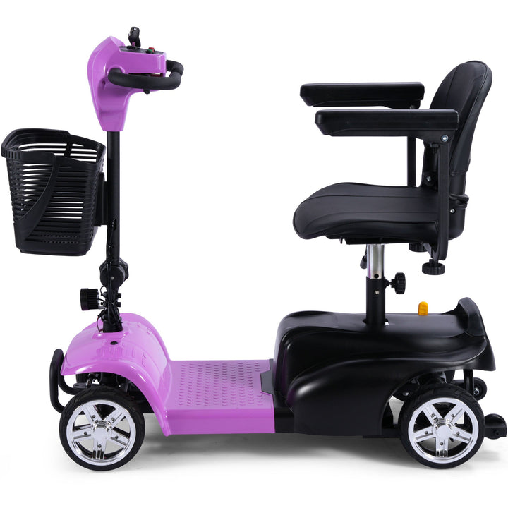 MotoTec Folding Mobility Scooter 24v 250w MotoTech Electric Mobility Tirkes Pink 28