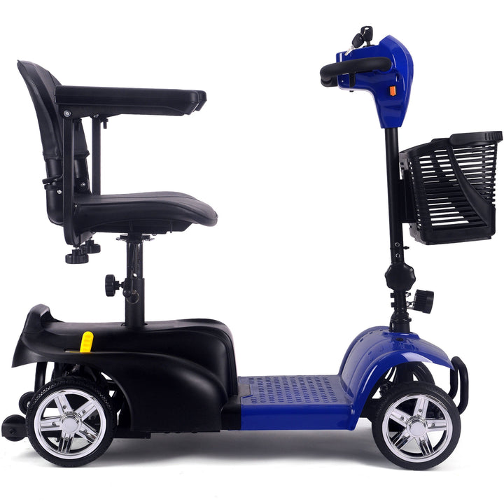 MotoTec Folding Mobility Scooter 24v 250w MotoTech Electric Mobility Tirkes Blue 13