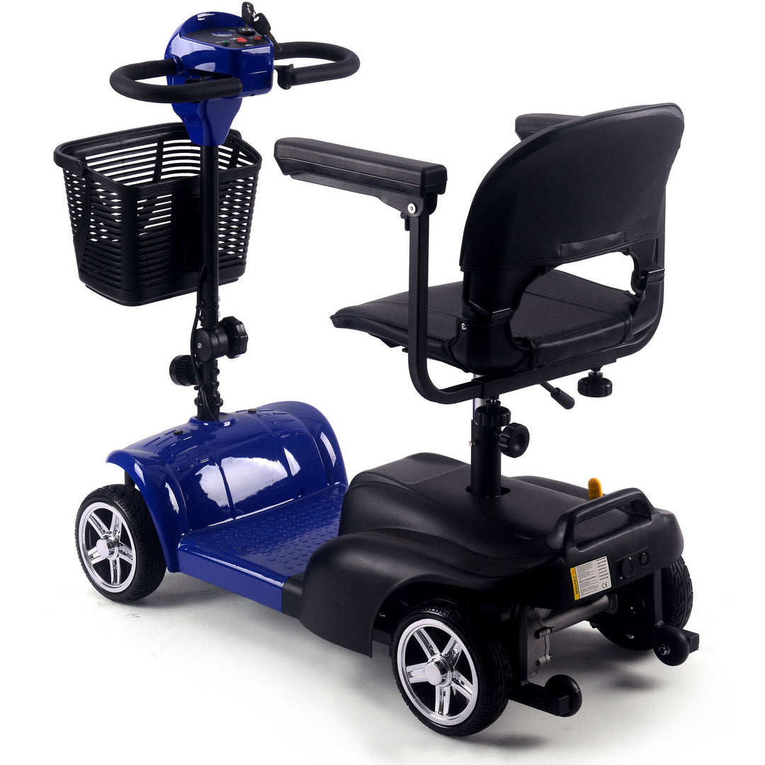 MotoTec Folding Mobility Scooter 24v 250w MotoTech Electric Mobility Tirkes Blue 11