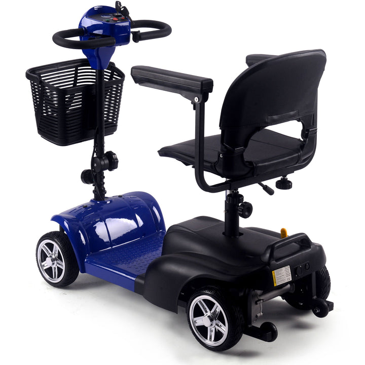 MotoTec Folding Mobility Scooter 24v 250w MotoTech Electric Mobility Tirkes Blue 11