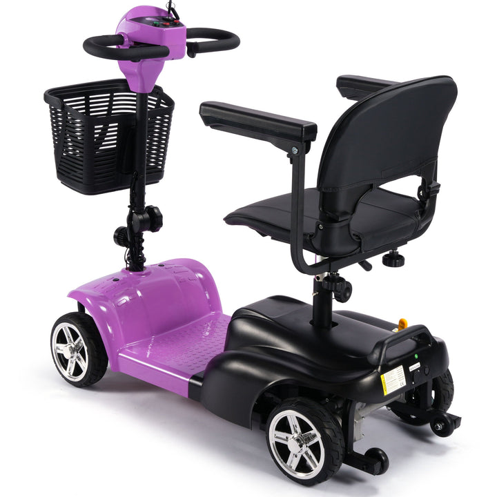 MotoTec Folding Mobility Scooter 24v 250w MotoTech Electric Mobility Tirkes Pink 27