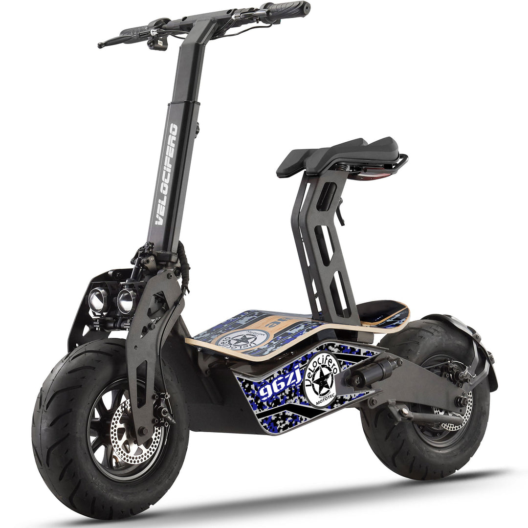 MotoTec Mad 1600w 48v Foldable Electric Scooter MotoTec Electric Folding Scooters 2