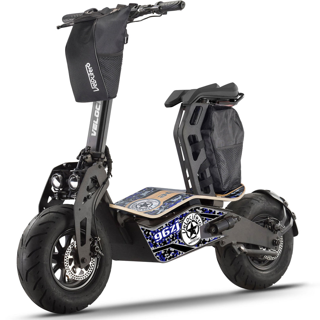 MotoTec Mad 1600w 48v Foldable Electric Scooter MotoTec Electric Folding Scooters 1