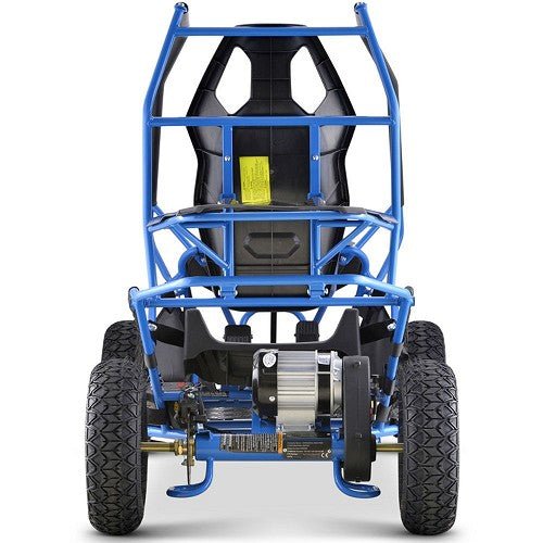 MotoTec Maverick Go Kart 36v 1000w ATVs, UTVs & Go-Karts Blue 5