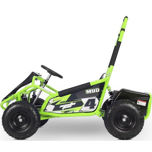 MotoTec Mud Kids Electric 48v 1000w Go Kart Full Suspension ATVs, UTVs & Go-Karts Green 2